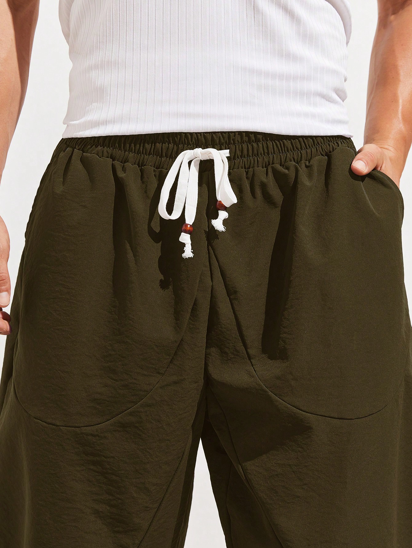 Manfinity KASUA Men??s Solid Color Simple Daily Casual Pants - Image 4