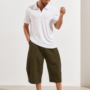 Manfinity KASUA Men??s Solid Color Simple Daily Casual Pants - Image 5