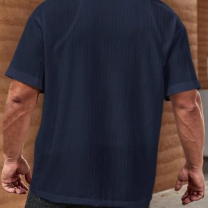 Manfinity KASUA Loose Fit Men??s Solid Button Up Shirt - Image 2