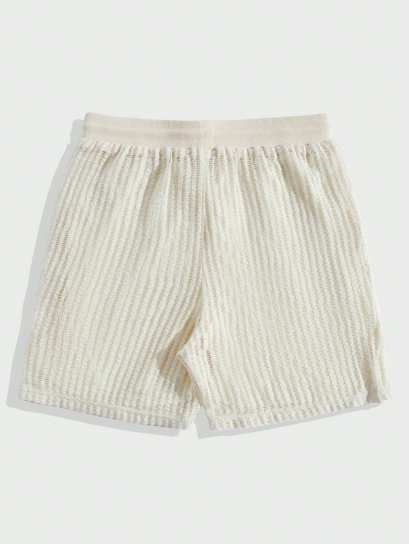 Manfinity KASUA Men??s Solid Color Elastic Waist Drawstring Shorts - Image 2