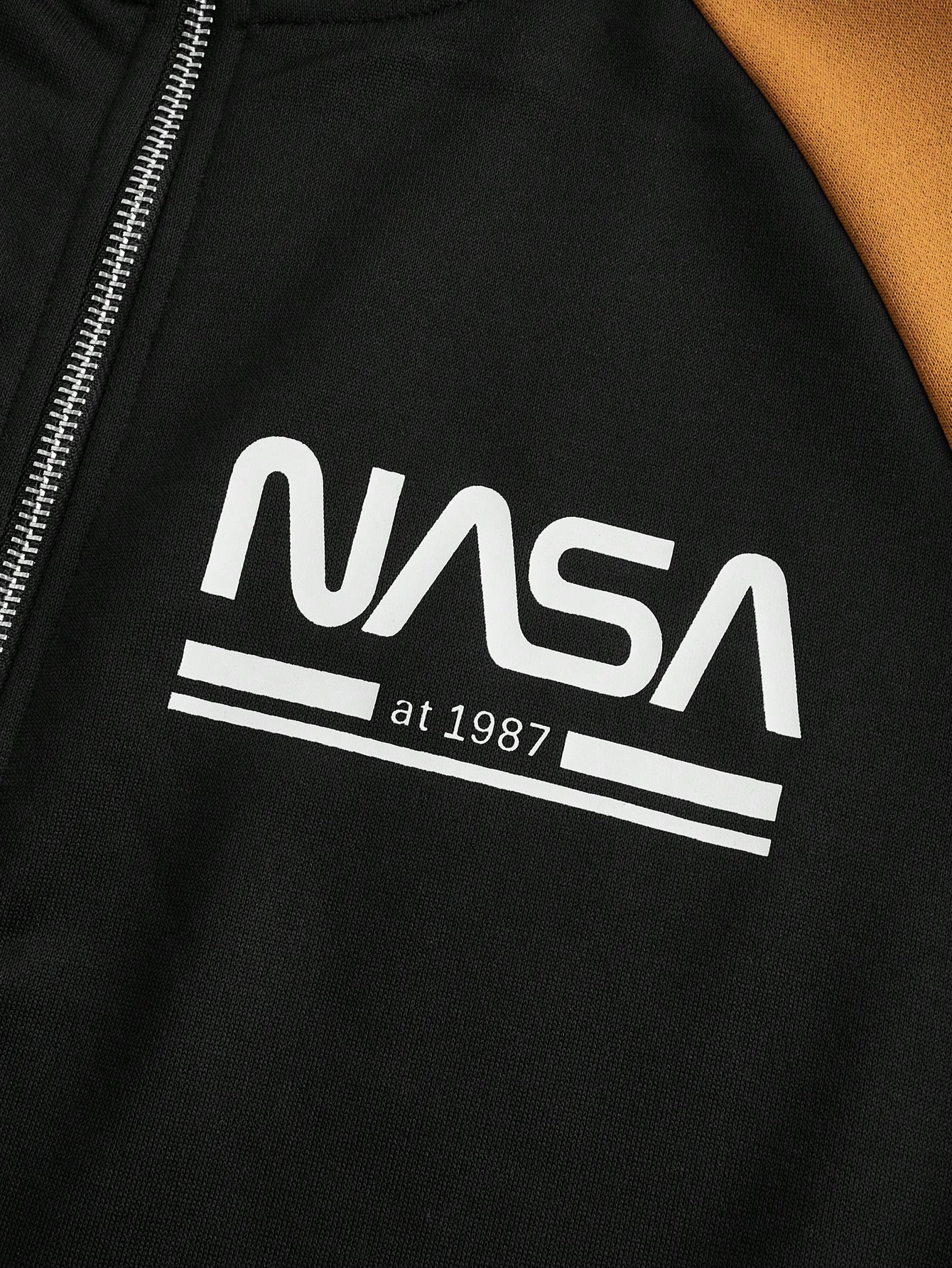 Manfinity KASUA Men??s Stand CollarLogo Color Block Casual Sweatshirt - Image 5