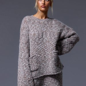MUSERA Knit Long Sleeve Jumper With Pockets - Image 1
