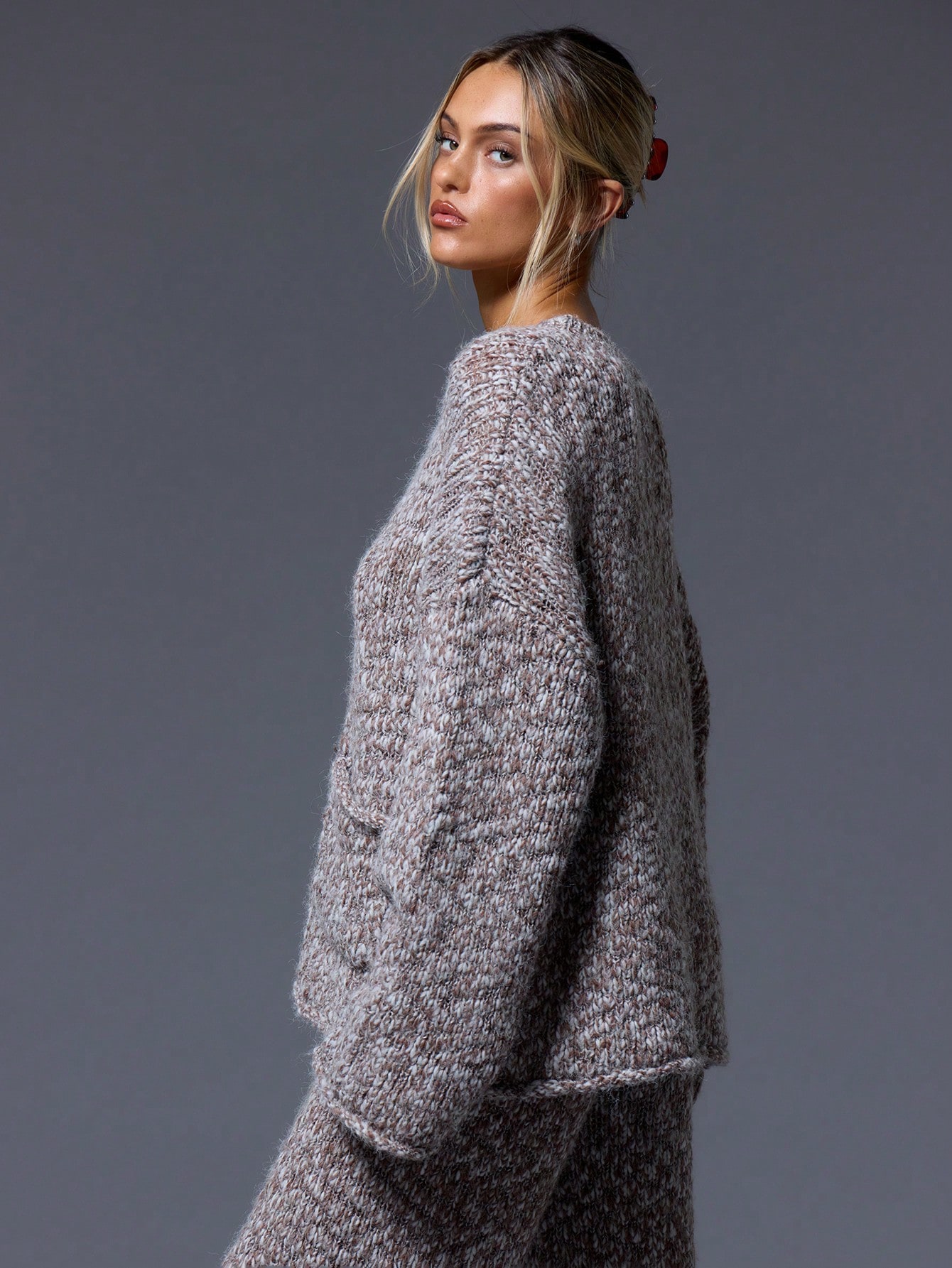 MUSERA Knit Long Sleeve Jumper With Pockets - Image 2