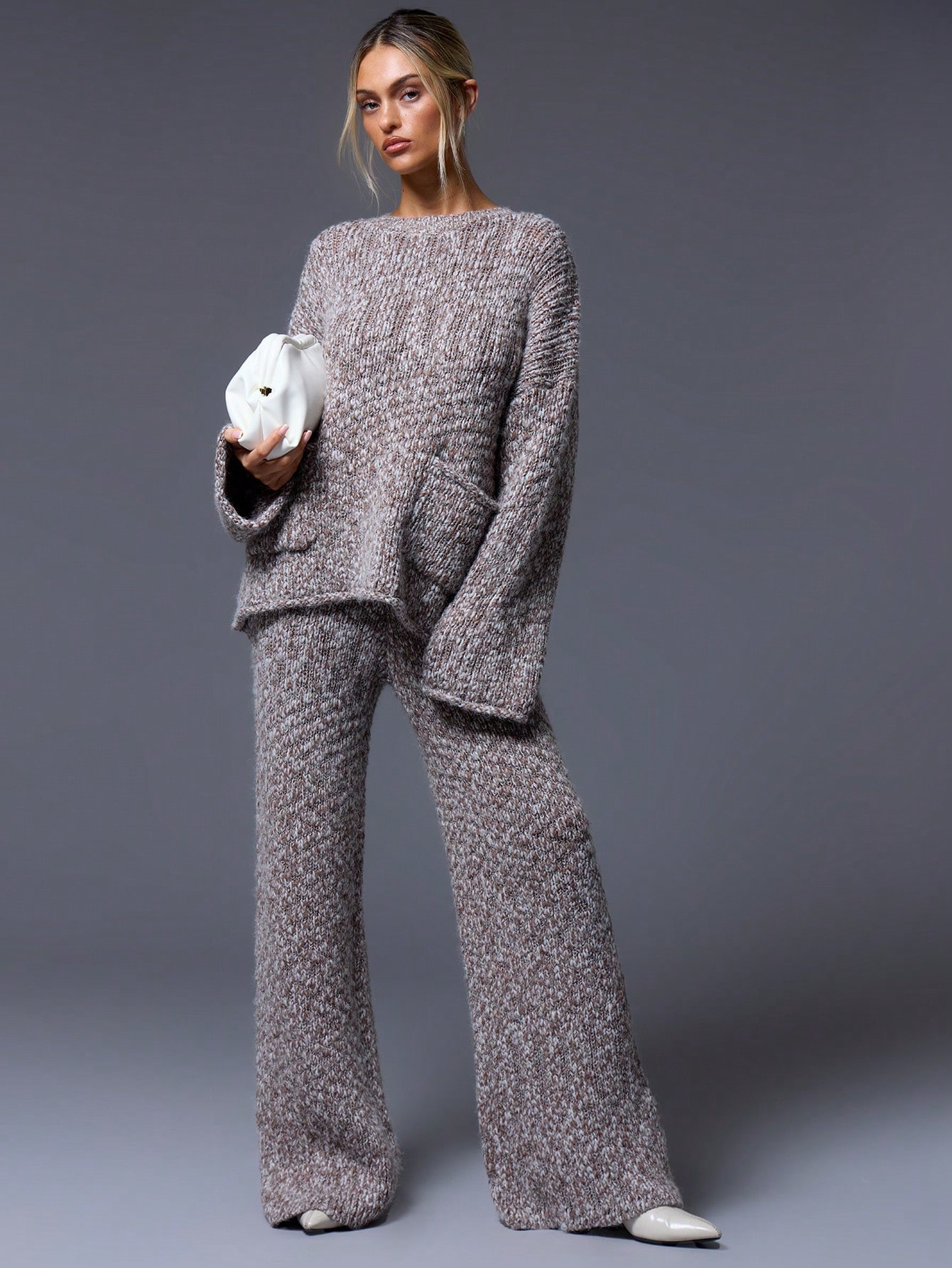 MUSERA Knit Long Sleeve Jumper With Pockets - Image 4