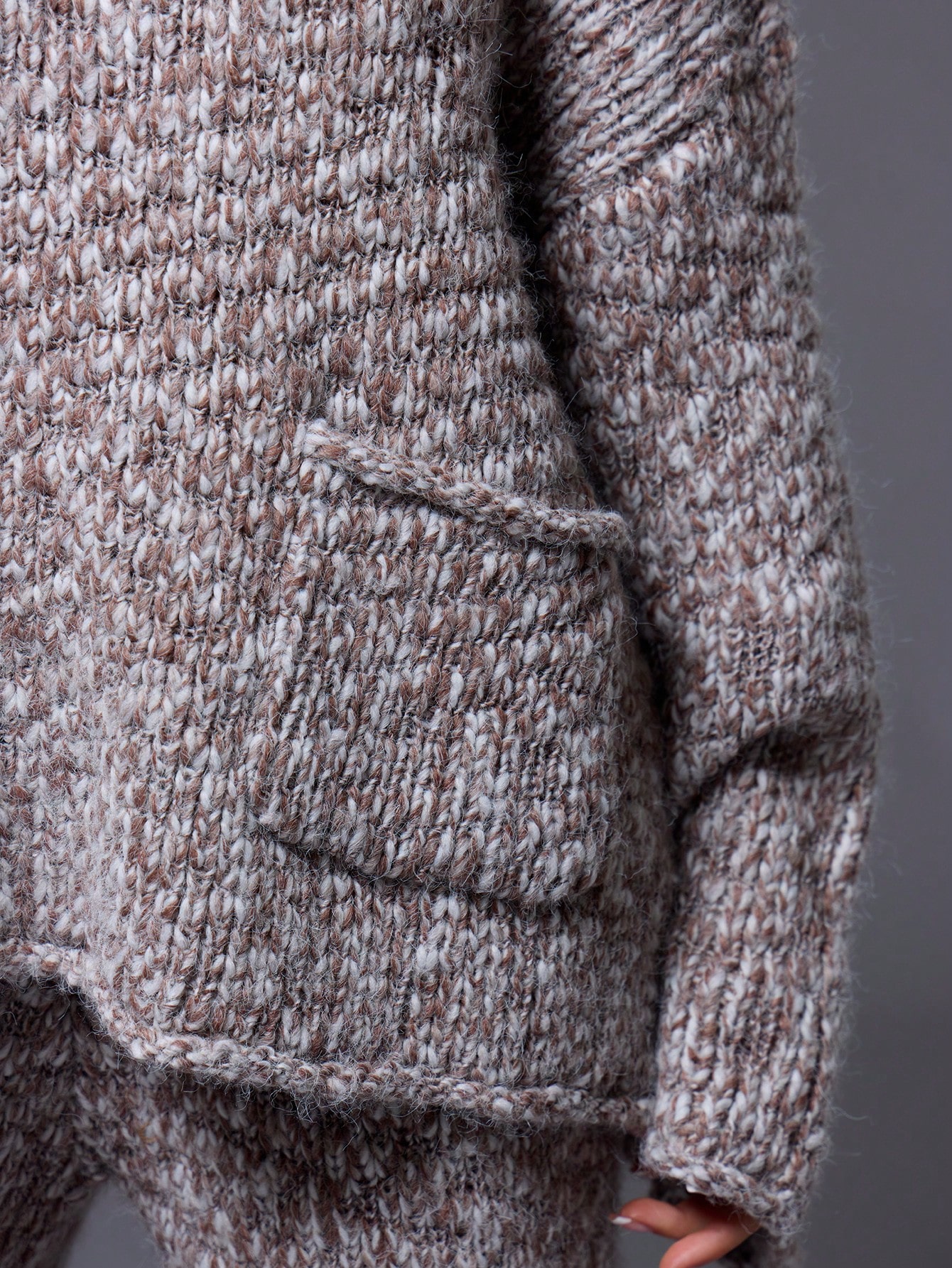 MUSERA Knit Long Sleeve Jumper With Pockets - Image 5