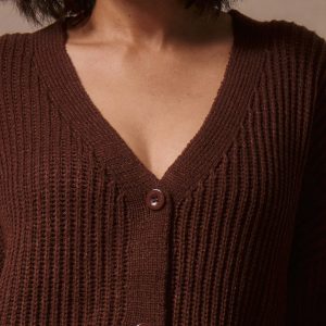 MUSERA Oversized Chunky Knit Cardigan Top Only - Image 5