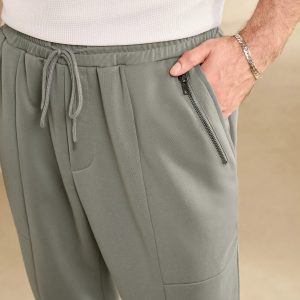Manfinity KASUA Men??s Elastic Waist Solid Color Loose Fit Jogger Pants With Pockets - Image 5