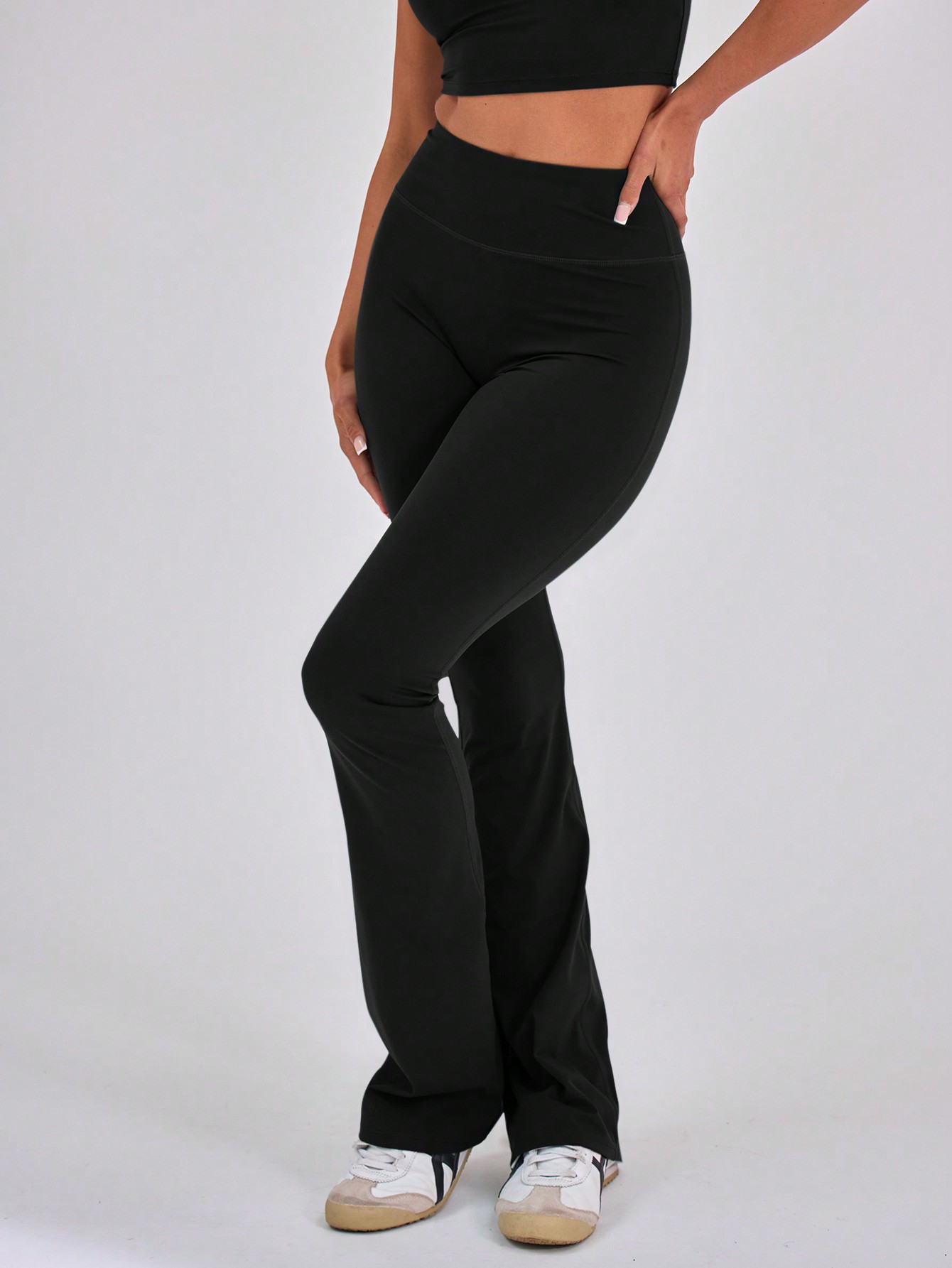 MUSERA High Waisted Sculpt Flare Sports Leggings Only - Image 1
