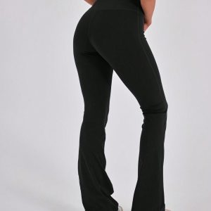 MUSERA High Waisted Sculpt Flare Sports Leggings Only - Image 2