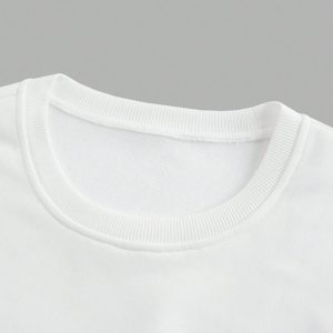Manfinity KASUA Men??s Casual Drop Shoulder White Sweatshirt, Spring/Autumn - Image 4