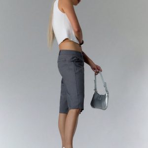 MUSERA Business Woven Tailored Longline Shorts - Image 4