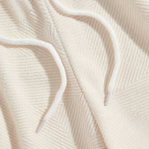 Manfinity KASUA Men??s Solid Drawstring Waist Shorts Sweat Cool Daddy Plain Khaki Vacation Casual Friends - Image 4