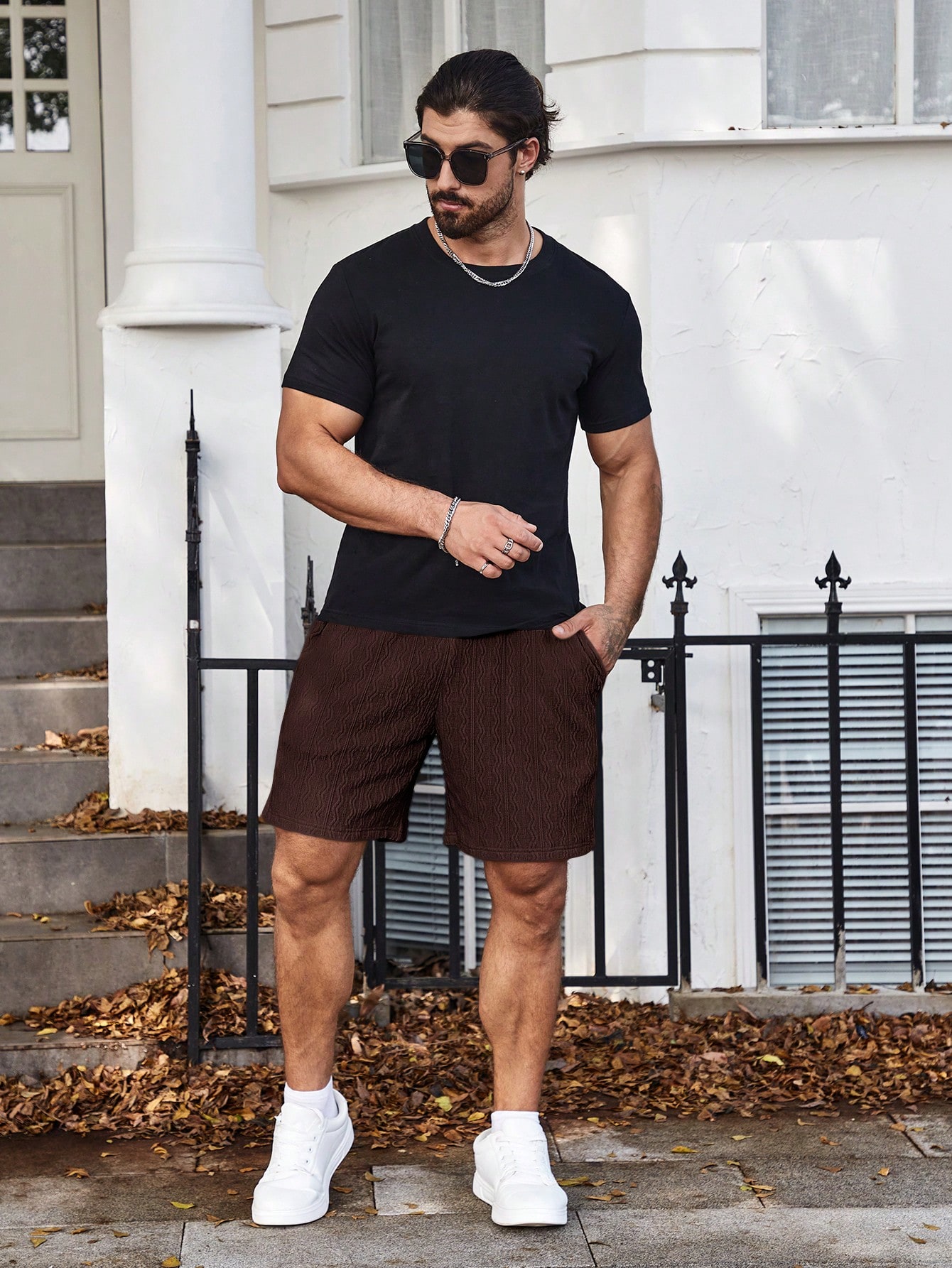 Manfinity KASUA Loose Fit Men??s Drawstring Waist Shorts - Image 5