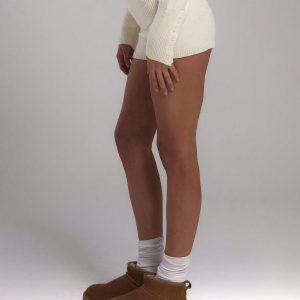 MUSERA Knitted Foldover Waistband Hotpants - Image 3