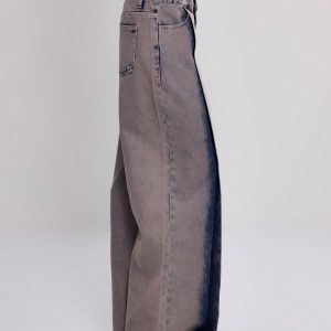 MUSERA Low Rise Front Pleat Straight Leg Jeans - Image 4