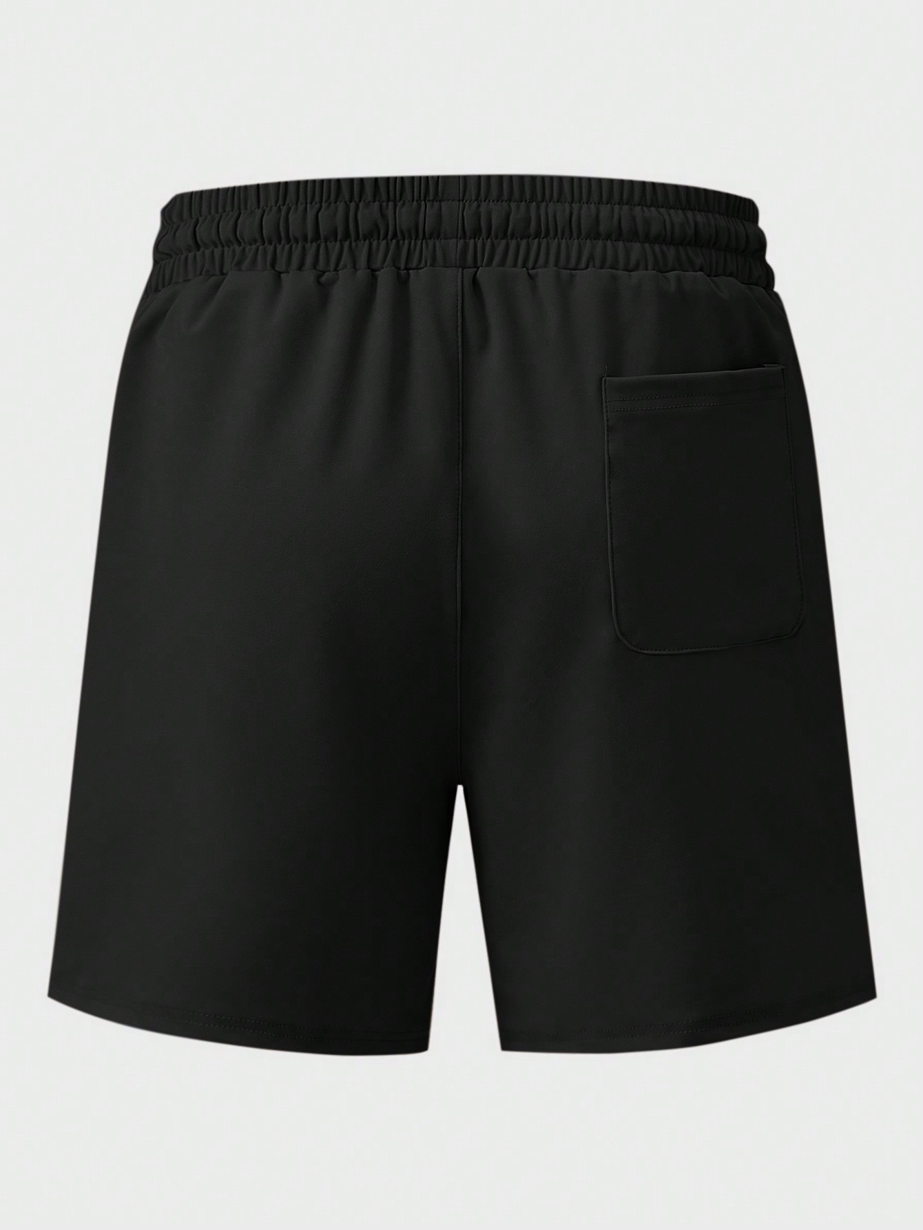 Manfinity KASUA Men??s Solid Color Half-Placket Zipper Short Sleeve Polo T-Shirt And Drawstring Waist Shorts Set, Summer - Image 7