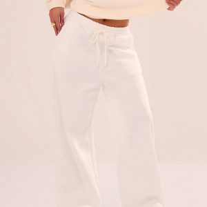 MUSERA Fall Tops Pocket Detail Wide Leg Joggers - Image 6