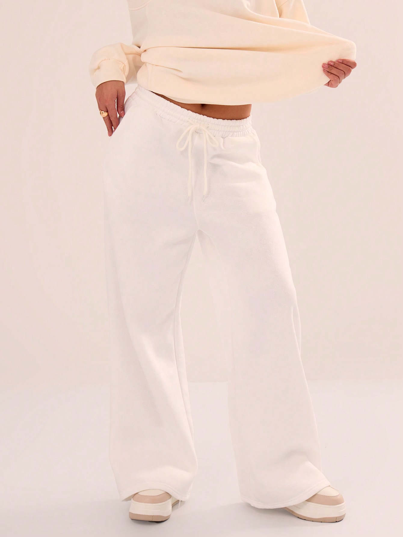 MUSERA Fall Tops Pocket Detail Wide Leg Joggers - Image 6