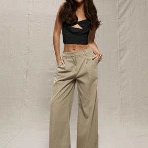 MUSERA Black Lace Bra Insert Crop Top - Image 5