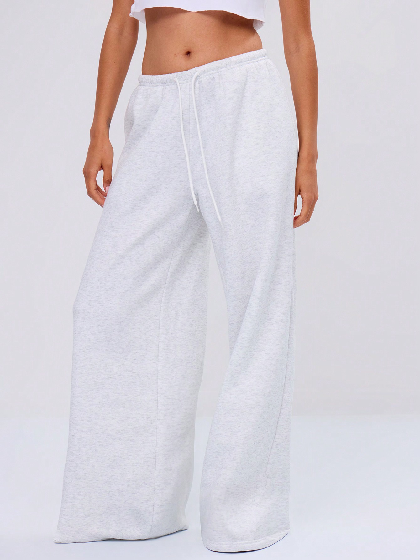 MUSERA Tie Waist Sweat Trouser - Image 1