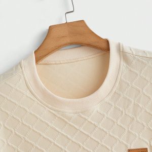 Manfinity KASUA Men Summer Round Neck Short-Sleeved T-Shirt And Drawstring Waist Shorts Set - Image 5