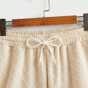 Manfinity KASUA Men Summer Round Neck Short-Sleeved T-Shirt And Drawstring Waist Shorts Set - Image 7