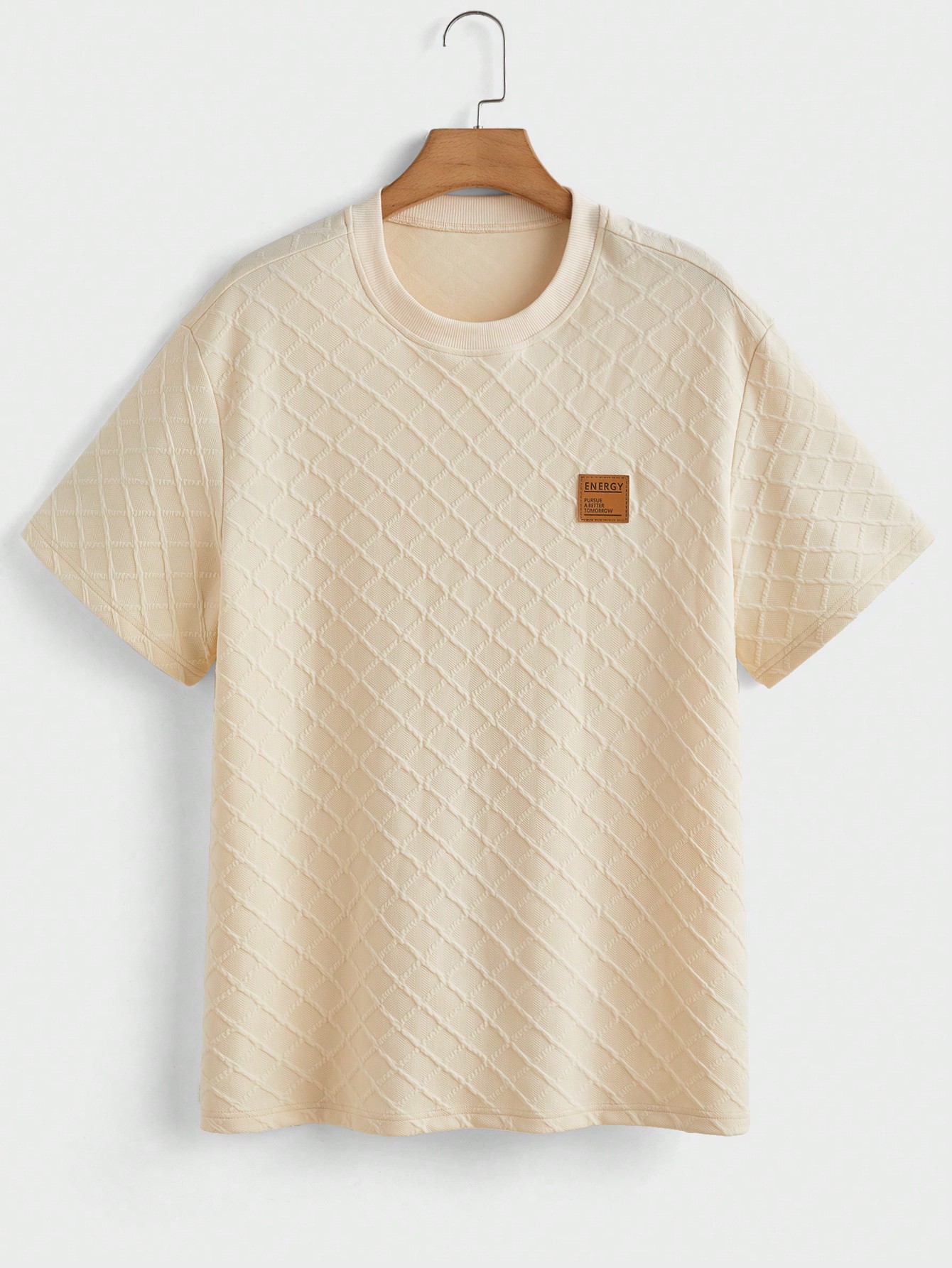 Manfinity KASUA Men Summer Round Neck Short-Sleeved T-Shirt And Drawstring Waist Shorts Set - Image 8