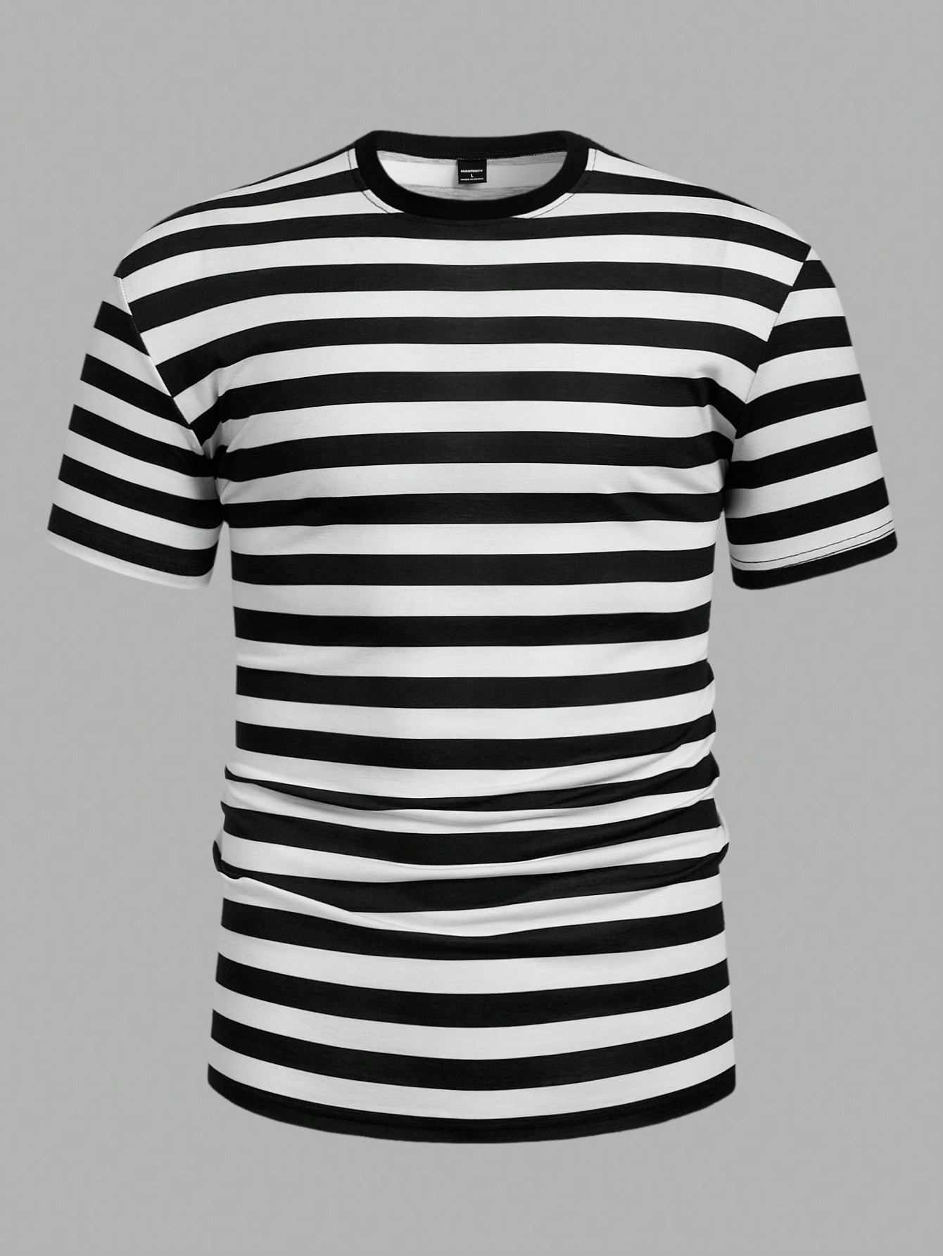 Manfinity KASUA Men??s Striped Round Neck T-Shirt - Image 3