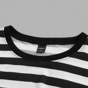 Manfinity KASUA Men??s Striped Round Neck T-Shirt - Image 5