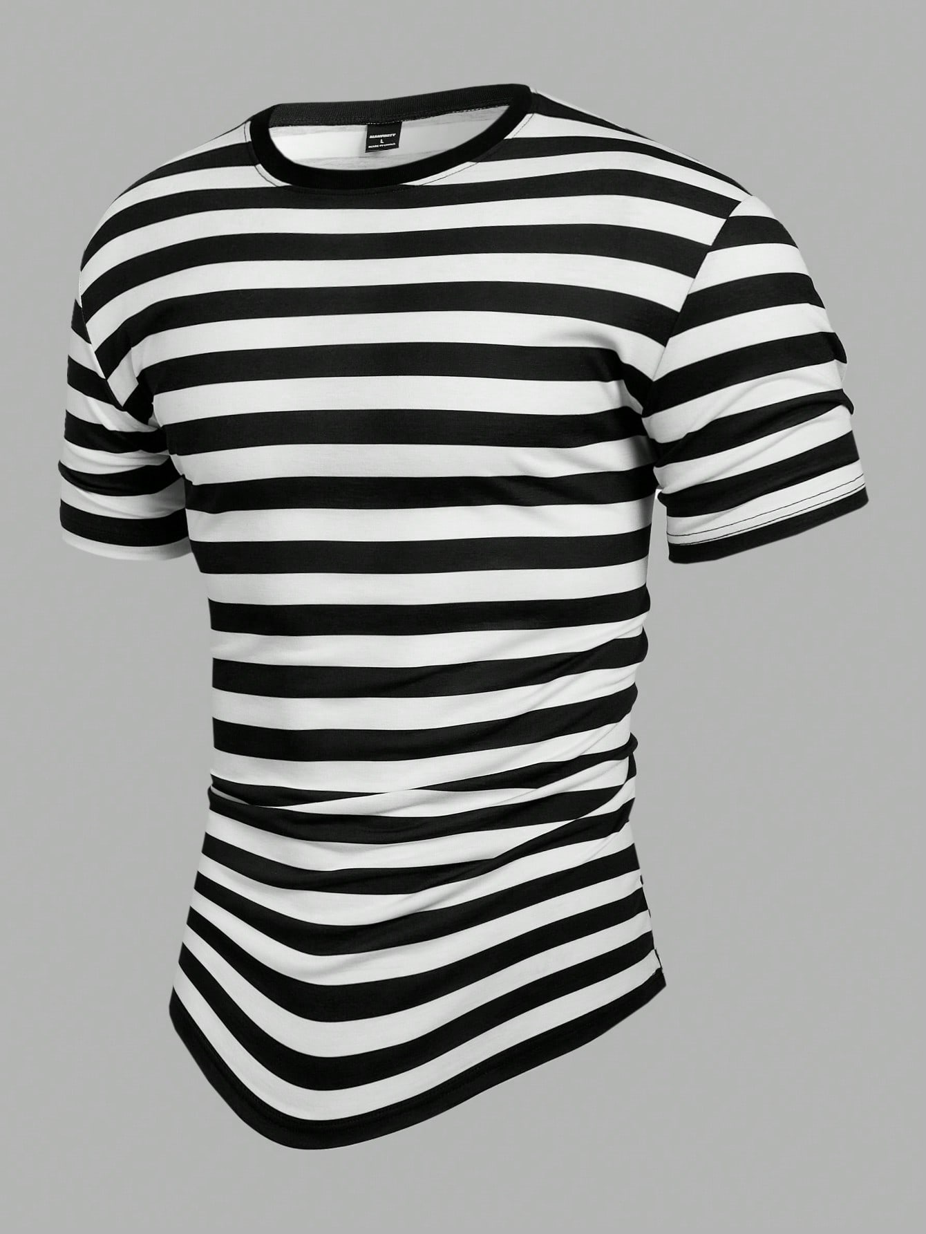 Manfinity KASUA Men??s Striped Round Neck T-Shirt - Image 6