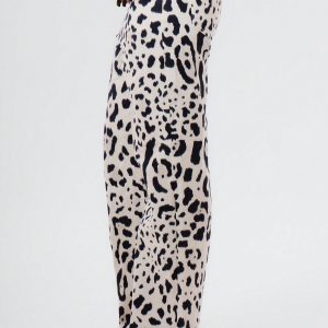 MUSERA Leopard Print Straight Leg Loose Jeans - Image 4