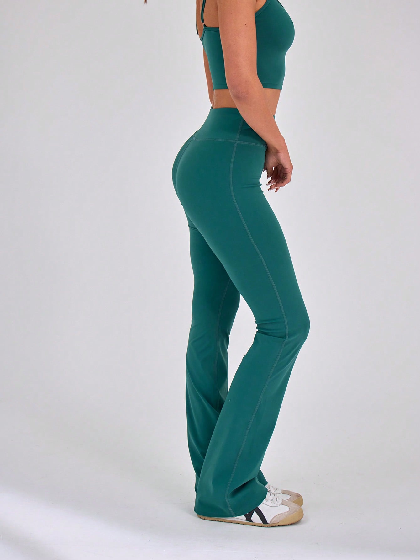 MUSERA High Waisted Sculpt Flare Sports Leggings Only - Image 4