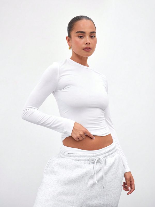 MUSERA Long Sleeve Modal T Shirt