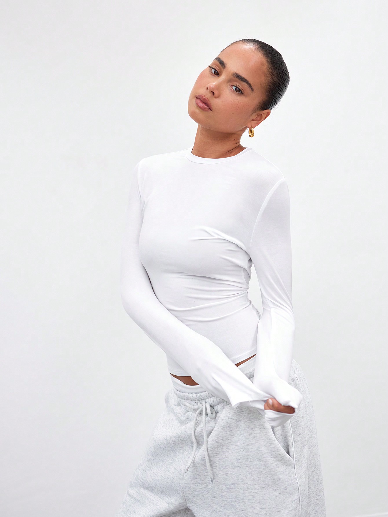 MUSERA Long Sleeve Modal T Shirt - Image 2