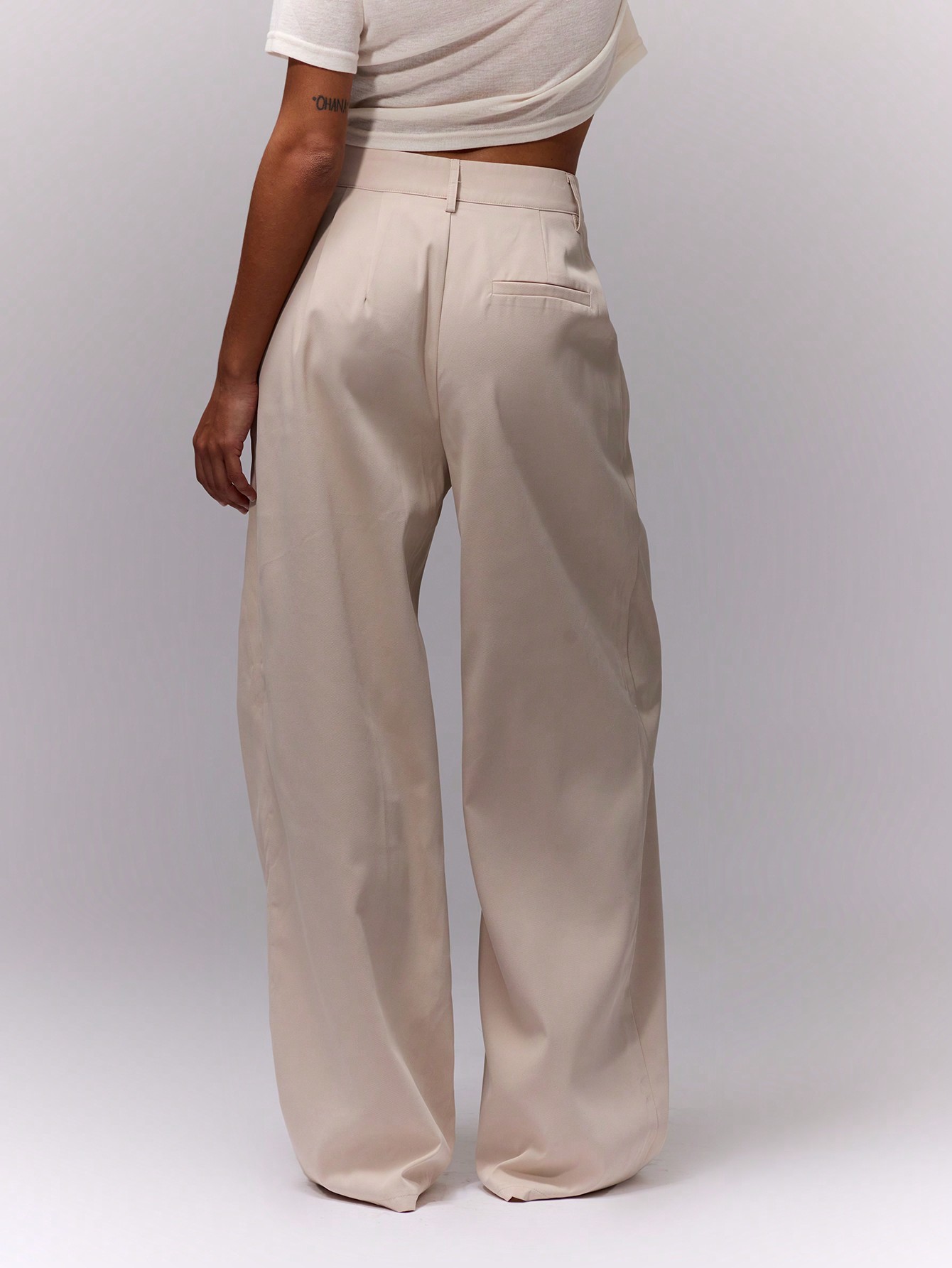 MUSERA Business,Fall Clothes,Teacher Outfit,Work High Waist Double Pleated Trousers - Image 2