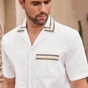 Manfinity KASUA Men??s Short Sleeve Shirt And Shorts Set - Image 5