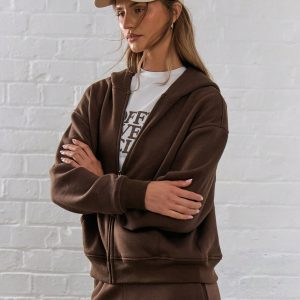 MUSERA Oversized Zip Up Hoodie - Image 2
