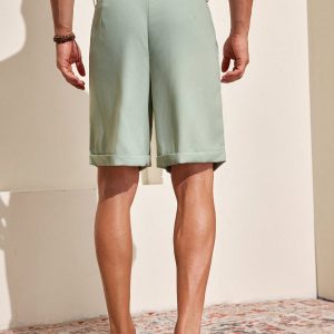 Manfinity KASUA Men Solid Slant Pocket Bermuda Shorts - Image 2