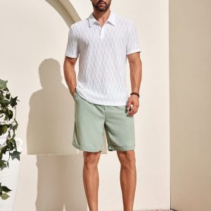 Manfinity KASUA Men Solid Slant Pocket Bermuda Shorts - Image 3