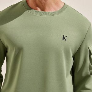 Manfinity KASUA Men Flap Pocket Side Sweatshirt & Sweatpants - Image 8