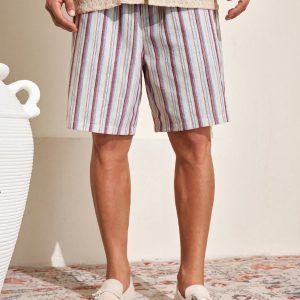 Manfinity KASUA Men??s Cotton Striped Breathable And Comfortable Shorts - Image 5